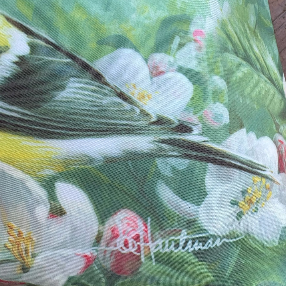 Tote Bag Flowers and Birds 
Joe Hautman Galleria Enterprises, Inc. Yellow Bird - Picture 2 of 7